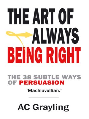 The Art of Always Being Right - ebook